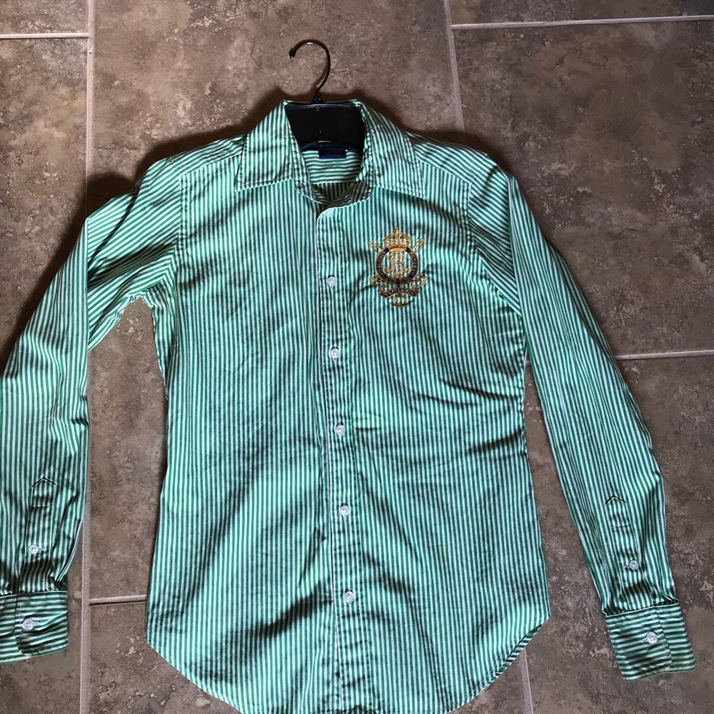 Ralph Lauren Striped Button-Up Shirt